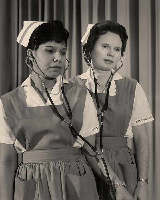Historic image of nurses