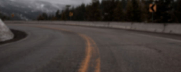 Blurry image of a road